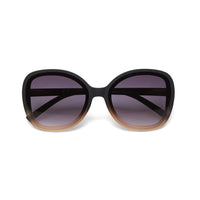 Óculos de sol GRINE OKKIA ANNA com armação preta e rosa em acetato e lentes polarizadas pretas com proteção UV400