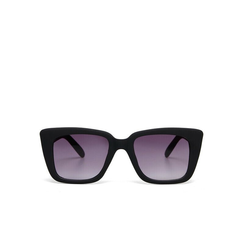 Óculos de sol GRINE OKKIA ELBA com armação preta em acetato e lentes degradé polarizadas com proteção UV400