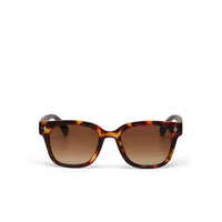Óculos de sol GRINE OKKIA Giovanni com armação tartaruga e lentes castanhas polarizadas de estilo moderno.