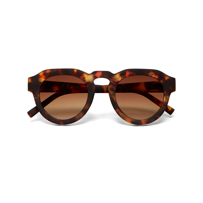 Óculos de sol GRINE OKKIA ZENO com armação em acetato padrão Havana e lentes castanhas polarizadas com proteção UV400