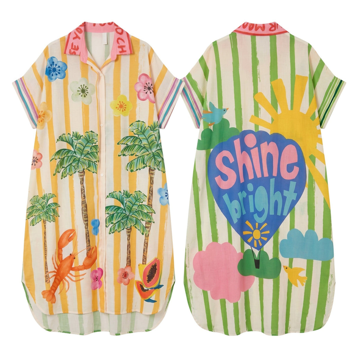 Vestido Camiseiro | Shine - GRINE