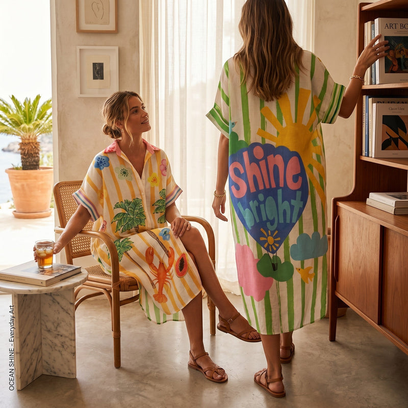 Vestido Camiseiro | Shine - GRINE