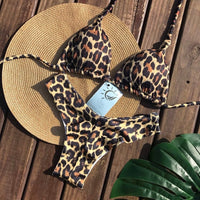 Biquíni Leo Animal Print | Cortininha & Asa Delta | GRINE BEACHWEAR - GRINE