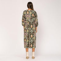 Vestido Midi (verde) | Bora Bora - Grine Store | Bijuterias