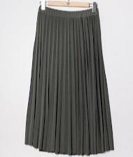 Saia Midi Plissada (Verde) | Talita