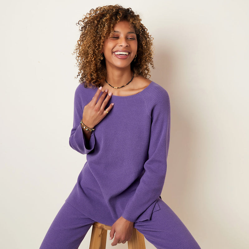 Camisola Comfy Malha (Roxo) | Giana