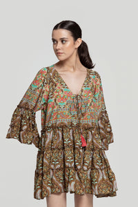 VESTIDO CROCHET (BEIGE) | OHANA