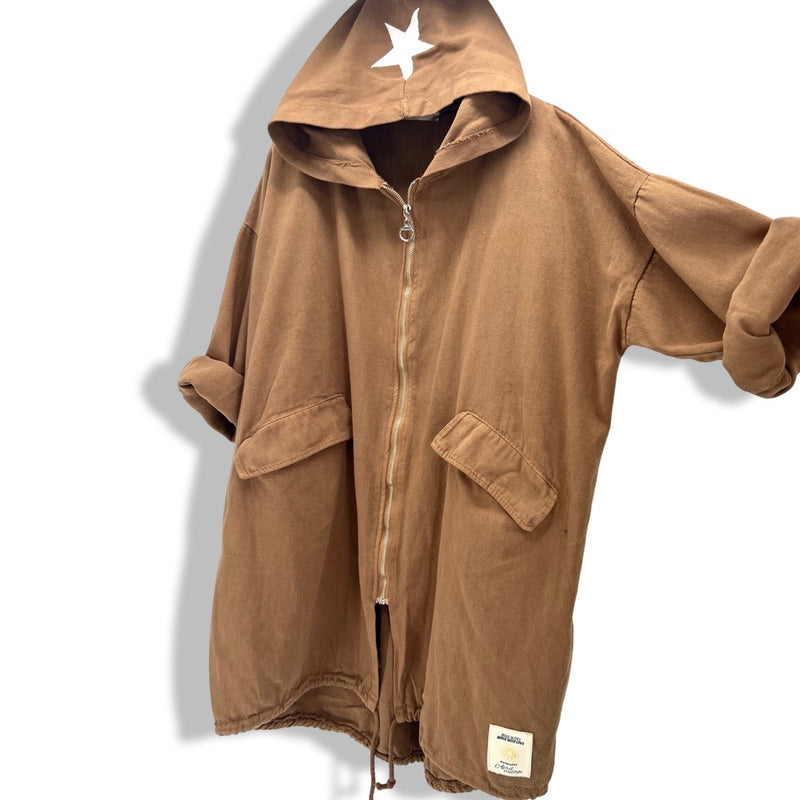 Casaco Parka Stars (Camel) | Simone