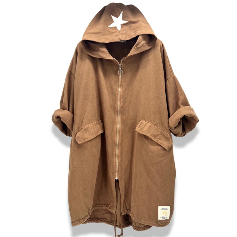 Casaco Parka Stars (Camel) | Simone