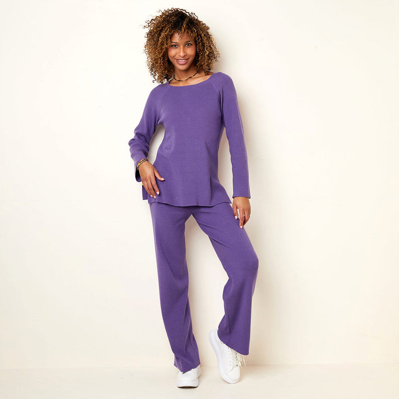 Camisola Comfy Malha (Roxo) | Giana