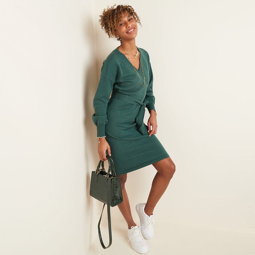 CROCHET DRESS (BEIGE) | OHANA