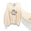 Camisola de Malha The Hippie Girl (Branco)| Aysla