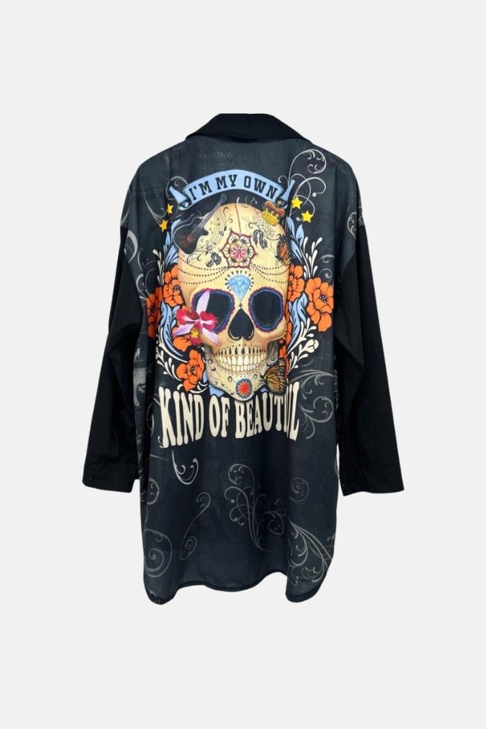 Camisa Kind Of Beautiful (Preto) | Skull