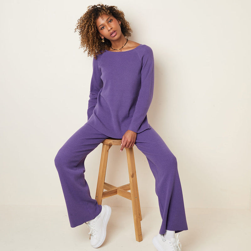 Camisola Comfy Malha (Roxo) | Giana