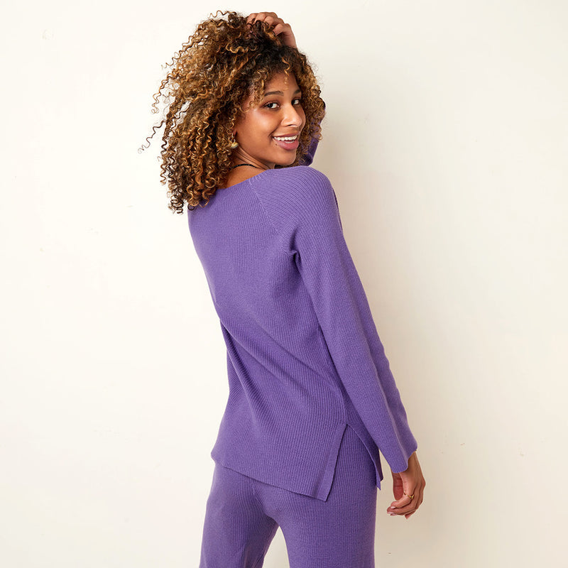 Camisola Comfy Malha (Roxo) | Giana