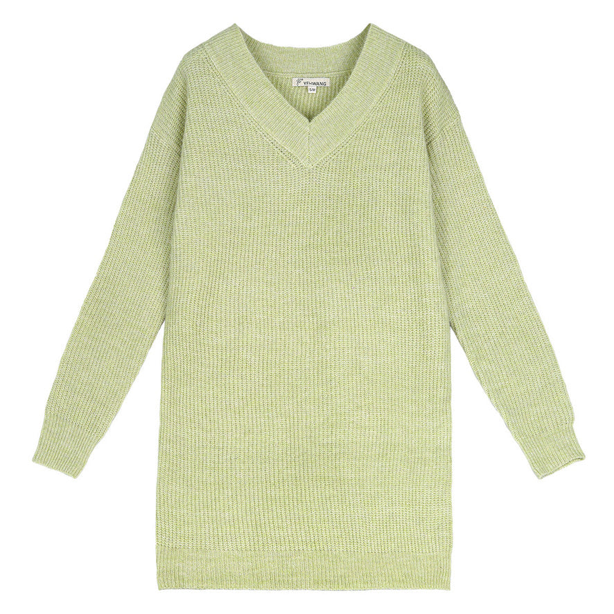 Vestido-Túnica de Malha (Verde )