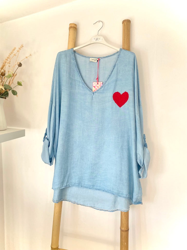 Blusa/Túnica Ganga (Claro)| Heart