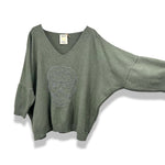 STARS CAMEL KNITTED SWEATSHIRT | NALA