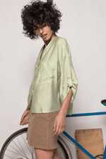 BLUSA VERDE | SAORI - Grine Store | Bijuterias