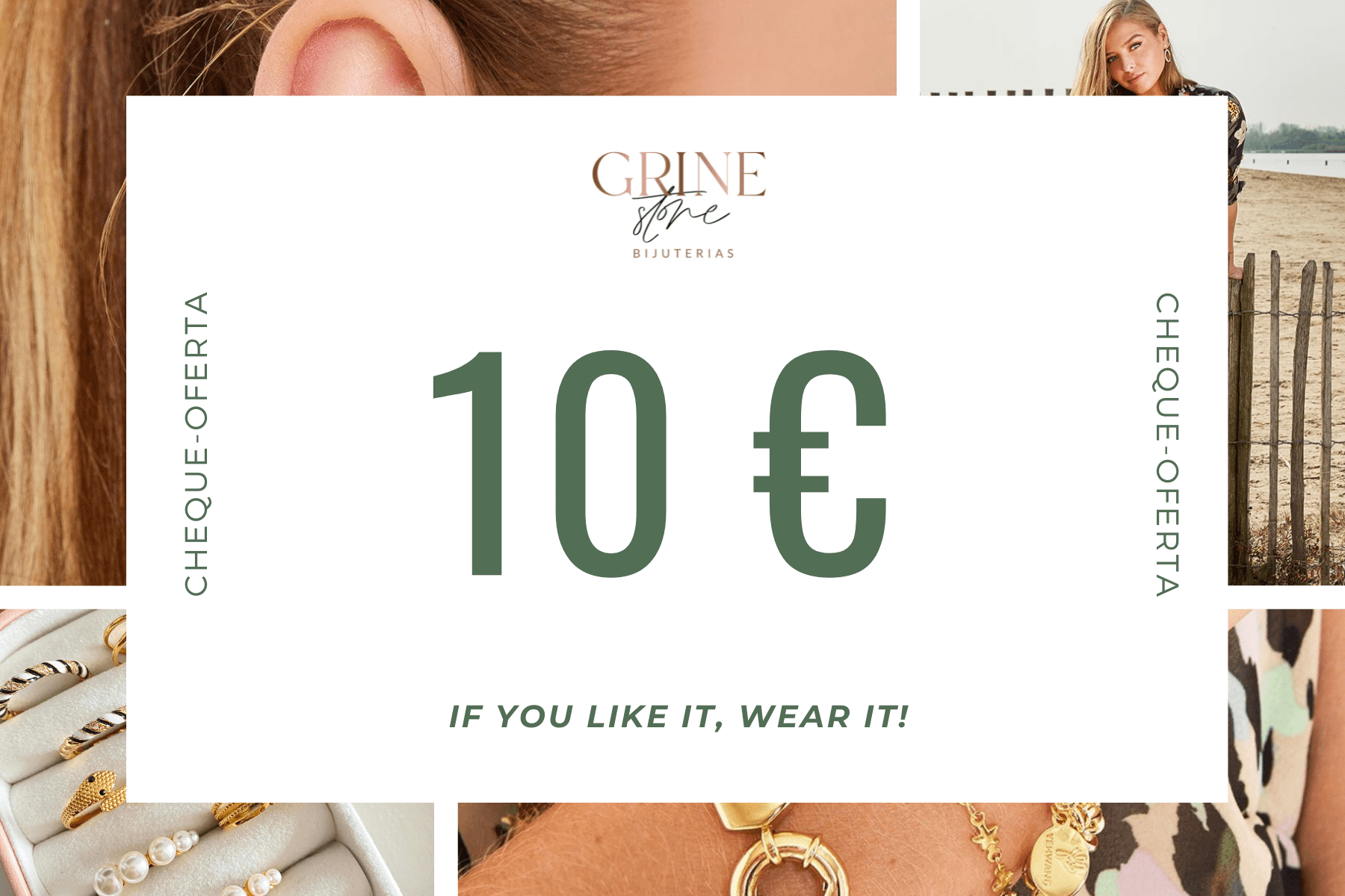 Cartão de Oferta Grine Store | Bijuterias - Grine Store | Bijuterias