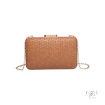 Clutch de Tiracolo, padrão com textura - Grine Store | Bijuterias