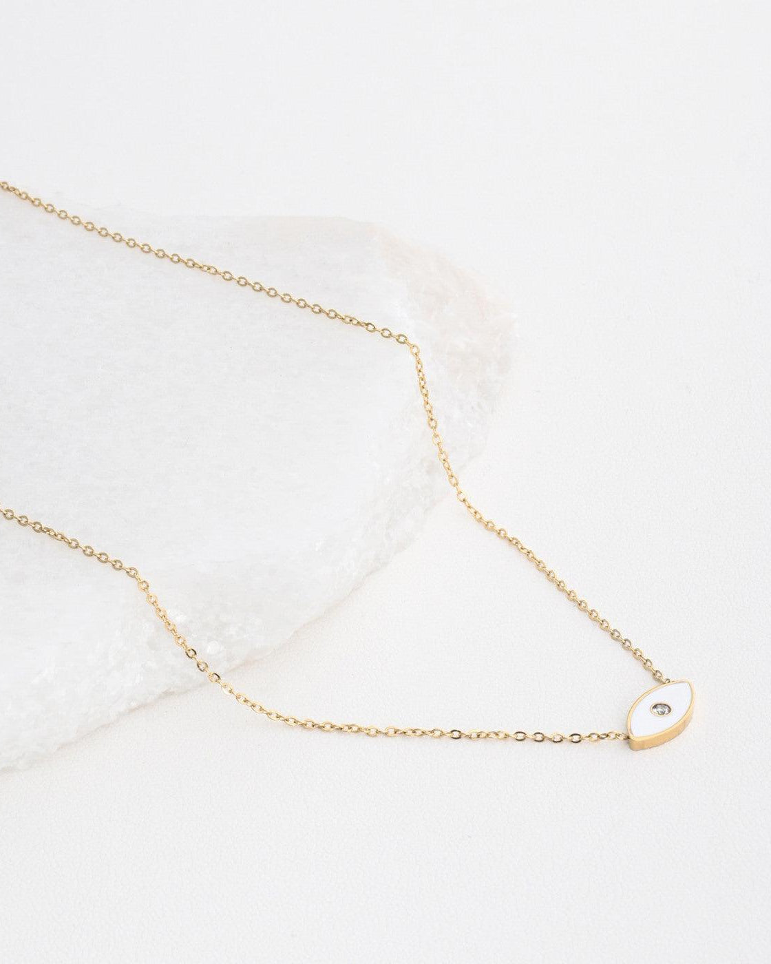 Colar Olho, aço inoxidável - Grine Store | Bijuterias