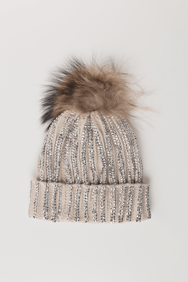 GORRO STRASS BEIGE | JILL - Grine Store | Bijuterias