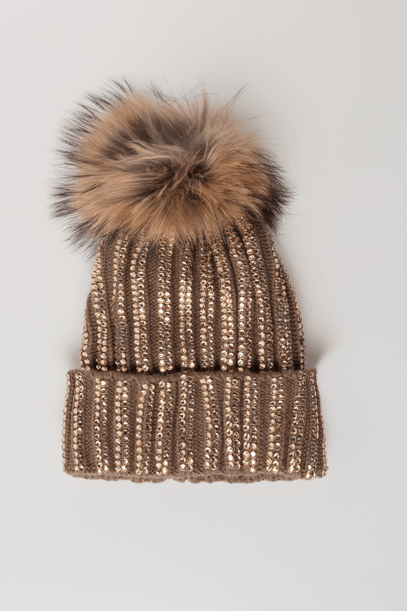 GORRO STRASS (CASTANHO) | JILL - Grine Store | Bijuterias