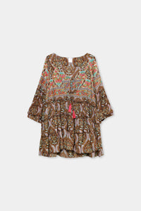 VESTIDO CROCHET (BEIGE) | OHANA