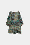 Vestido Boho Curto (castanho) | Hazel
