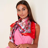 Lenço Colorido de Verão - Fuchsia - Grine Store | Bijuterias