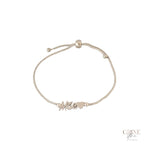 Pulseira ajustável palavra "Mãe" - Grine Store | Bijuterias