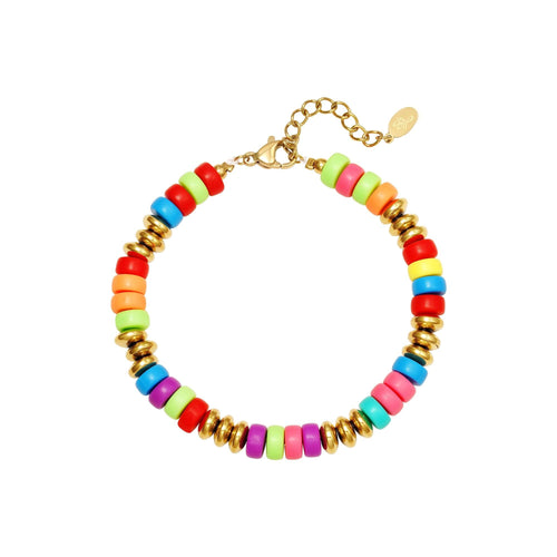 Pulseira colorida, Aço Inoxidável - Grine Store | Bijuterias