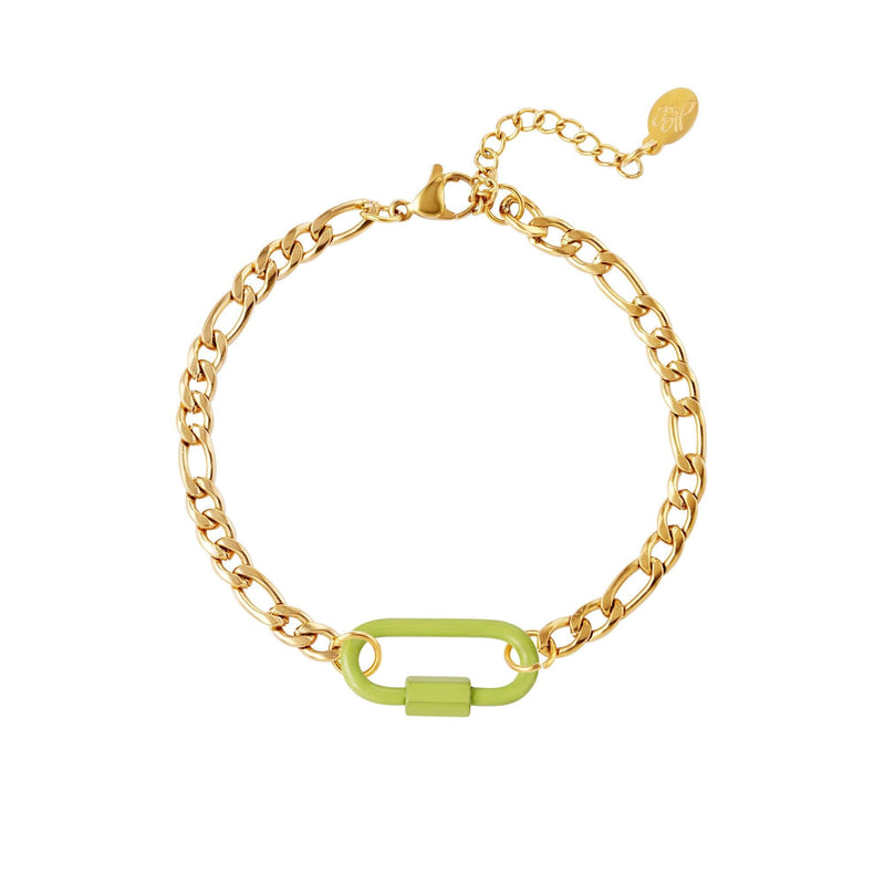 Pulseira coloured lock - Grine Store | Bijuterias