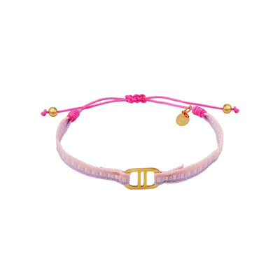 Pulseira Good Life, com padrão e ajustável - Grine Store | Bijuterias
