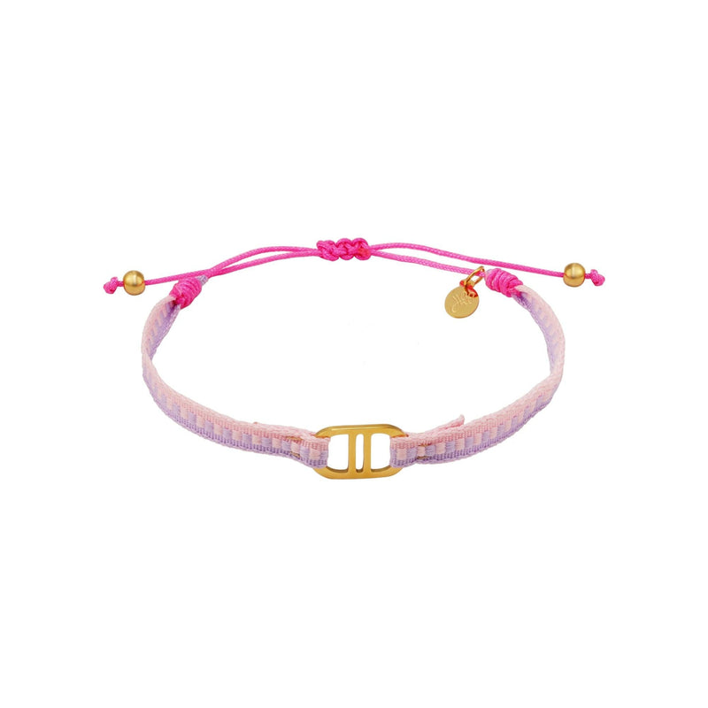 Pulseira Good Life, com padrão e ajustável - Grine Store | Bijuterias