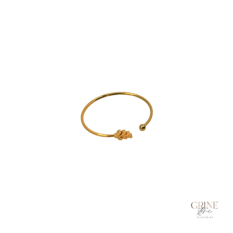 Pulseira Leaf de Aço Inoxidável - Grine Store | Bijuterias