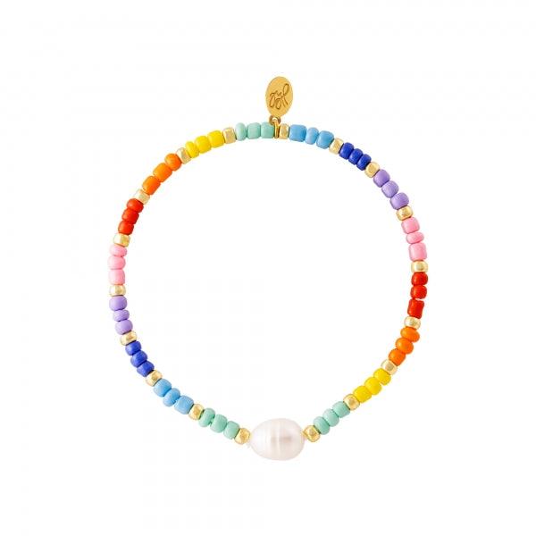 Pulseira rainbow colors, aço inoxidável - Grine Store | Bijuterias