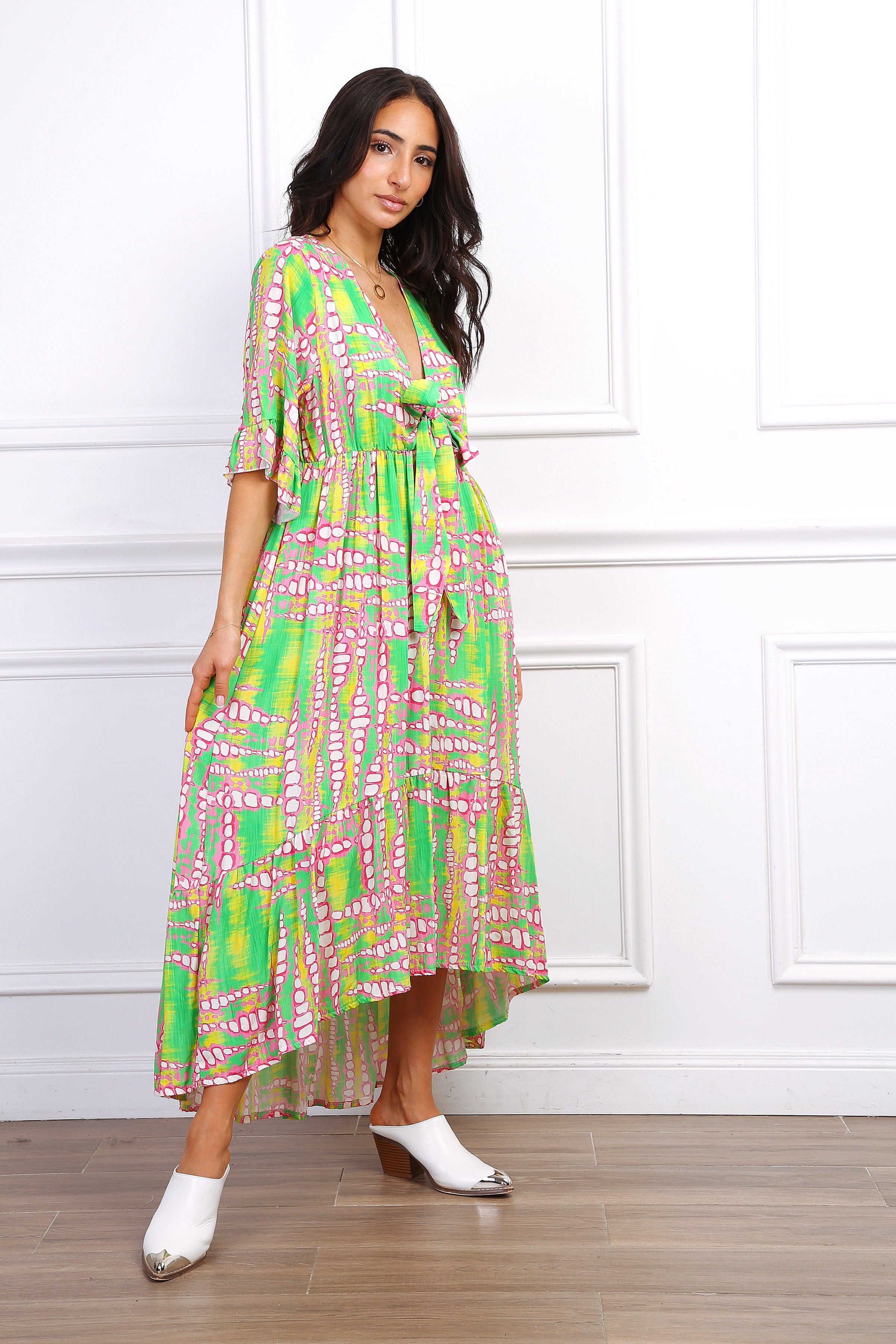 VESTIDO COMPRIDO | KIKA - Grine Store | Bijuterias