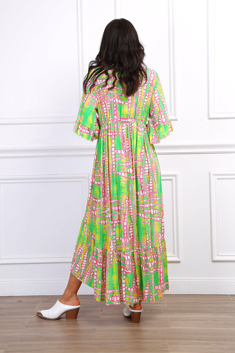 VESTIDO COMPRIDO | KIKA - Grine Store | Bijuterias
